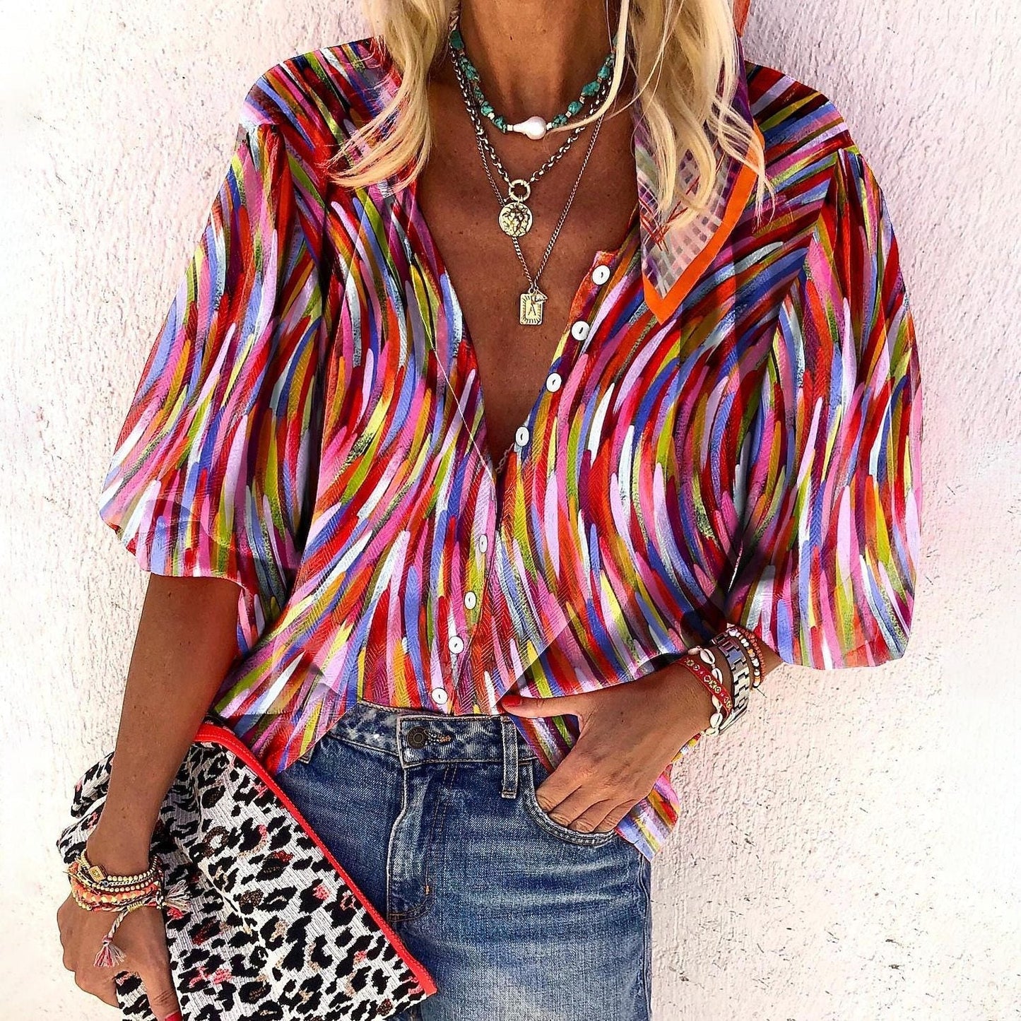 Catalina™ | Vibrant Boho Blouse