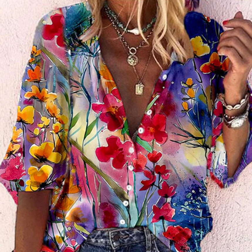 Catalina™ | Vibrant Boho Blouse