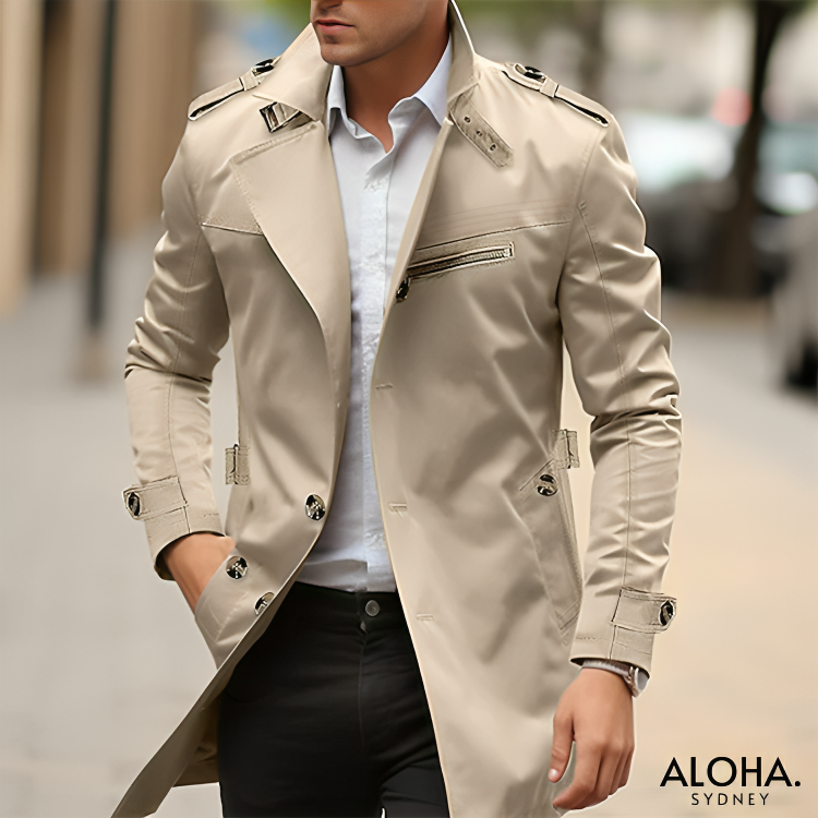 Roberto | Elegant trench coat for men