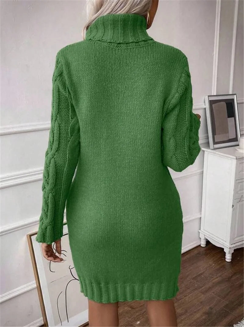 Shekaina™ | Women's Chunky Knit Dress