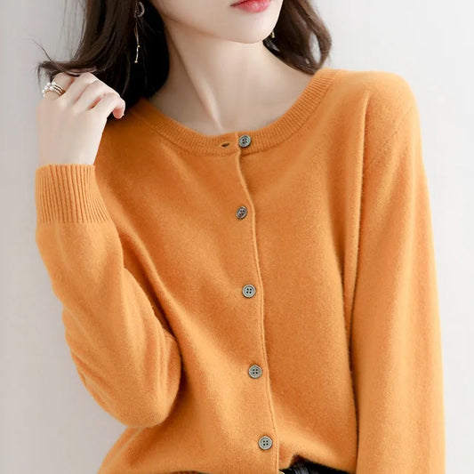 Nova™ |  Casual Solid Cardigan Sweater