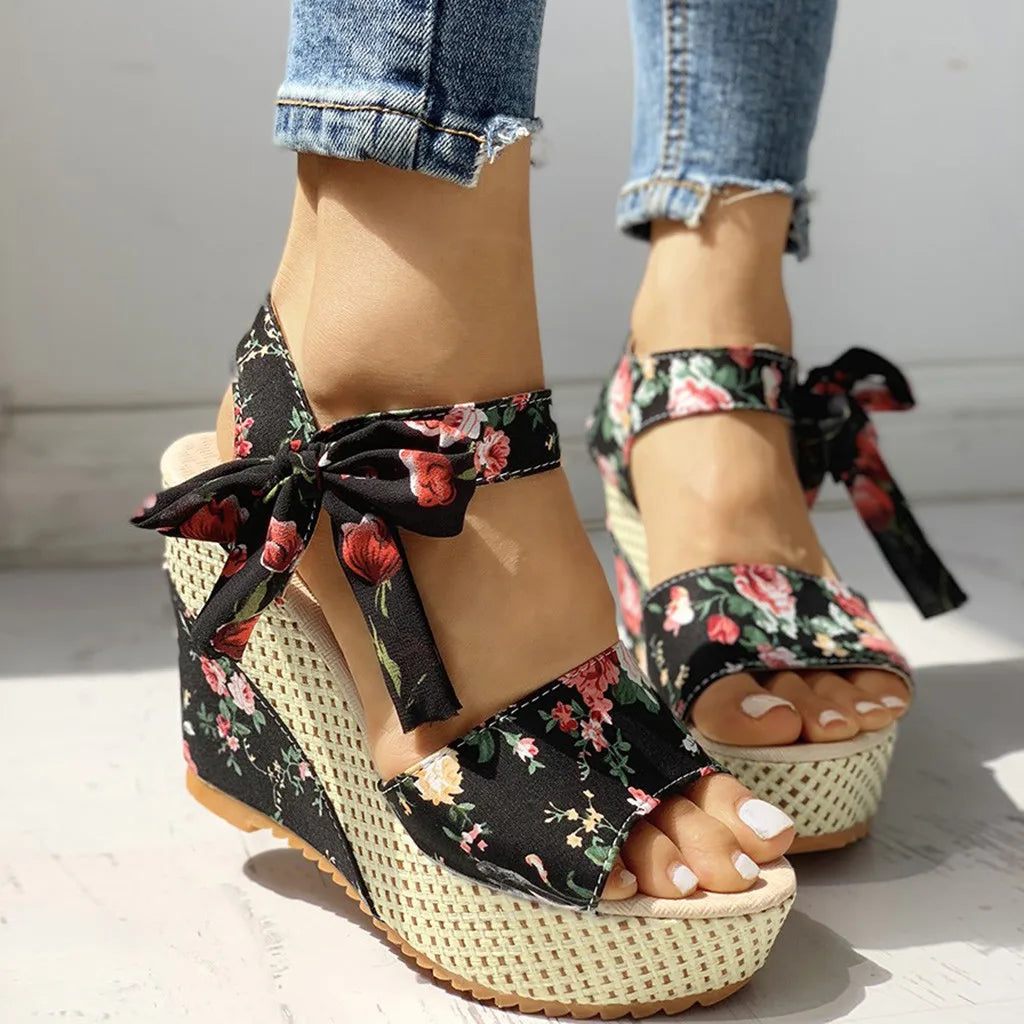 Gemma™ | Comfortable Floral Sandals