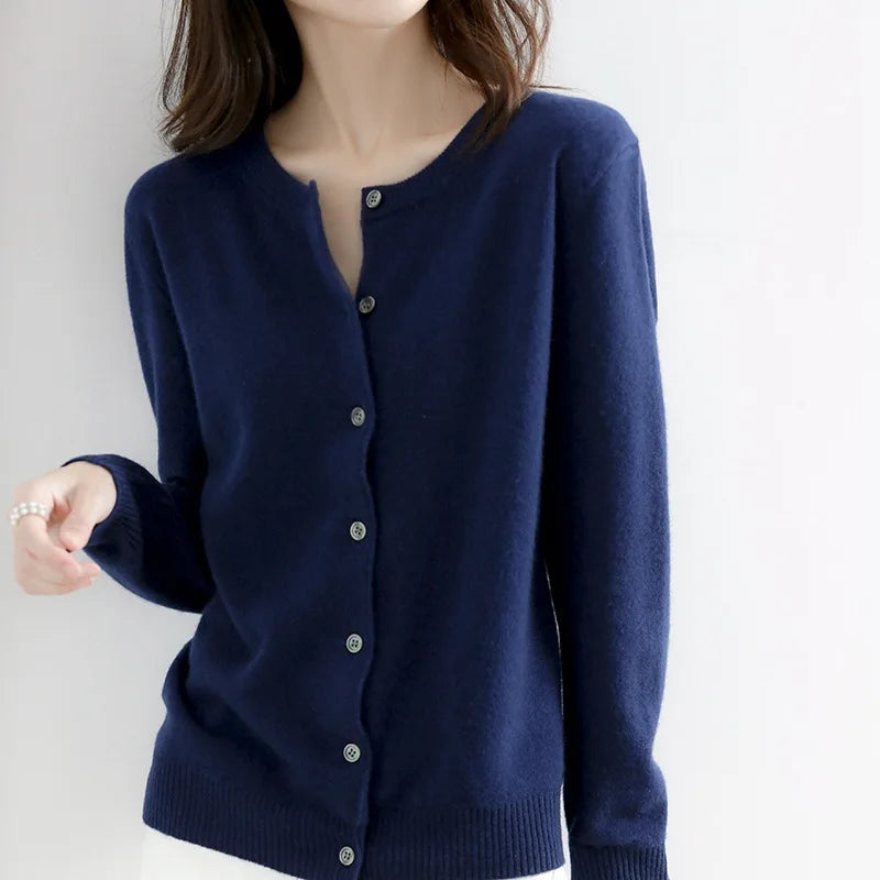 Nova™ |  Casual Solid Cardigan Sweater