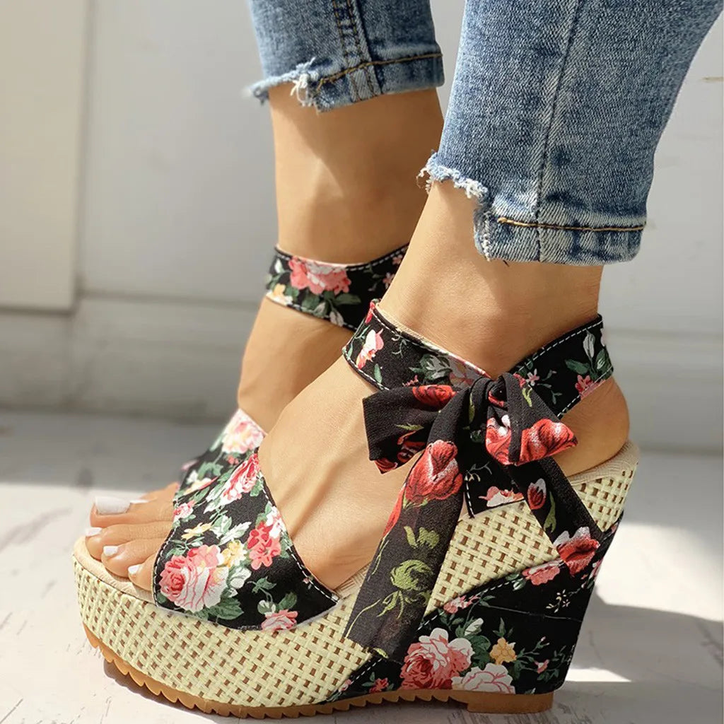 Gemma™ | Comfortable Floral Sandals