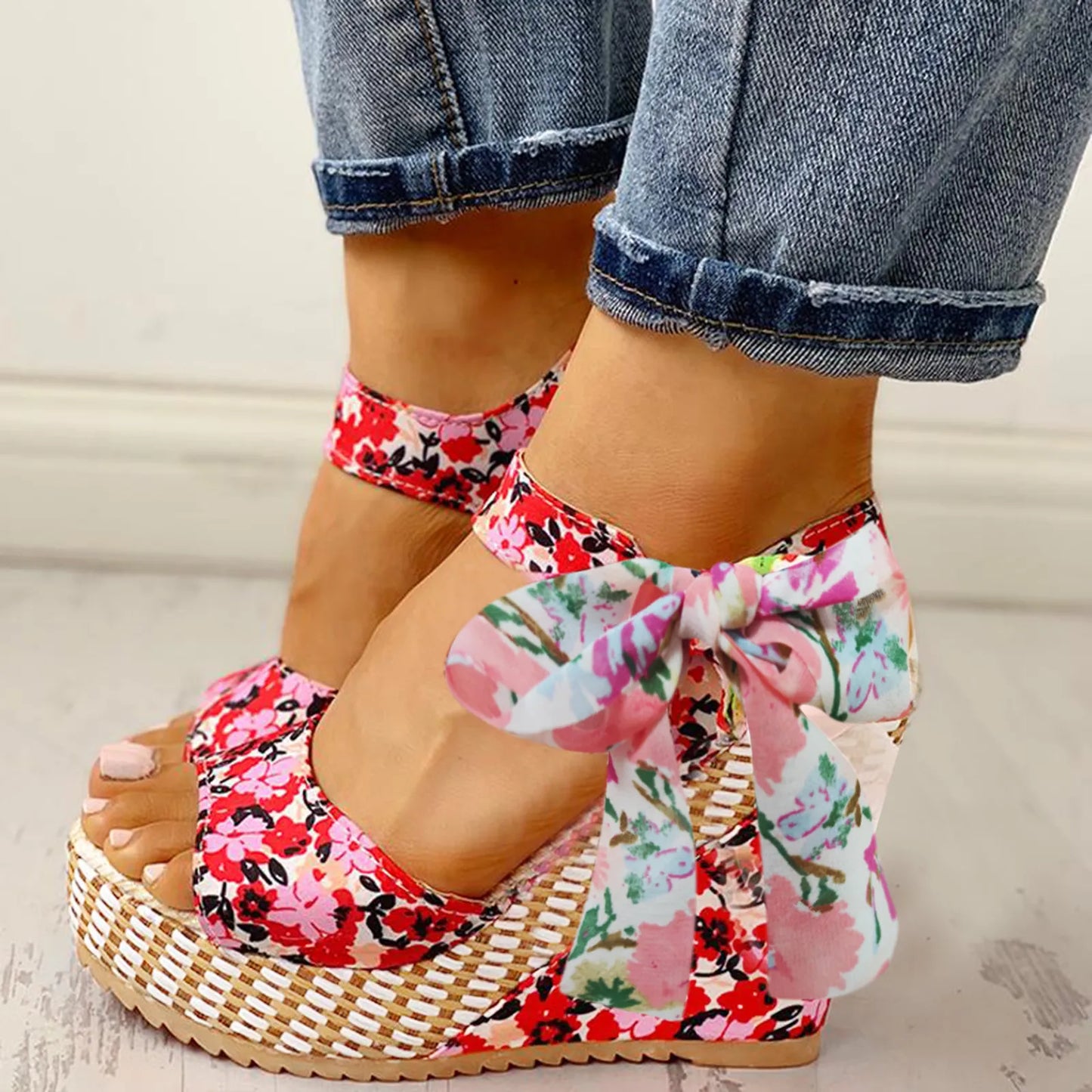 Gemma™ | Comfortable Floral Sandals