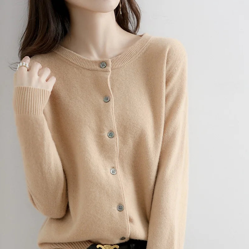 Nova™ |  Casual Solid Cardigan Sweater