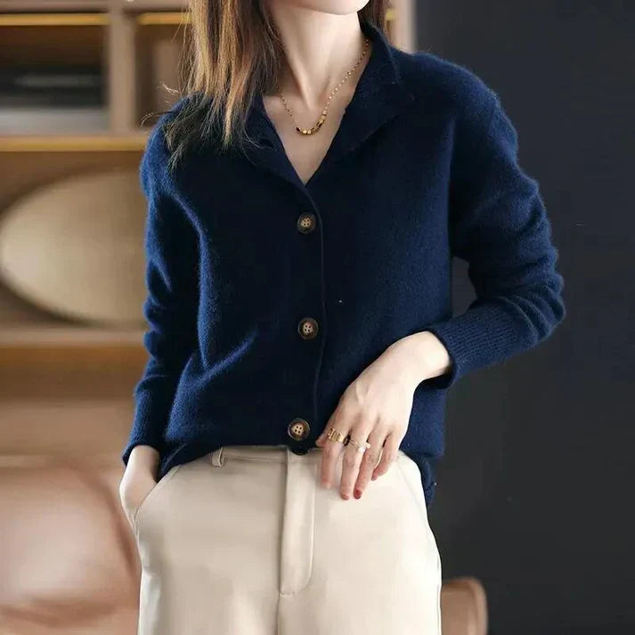 Giselle™ | Classy Button-Up Cardigan