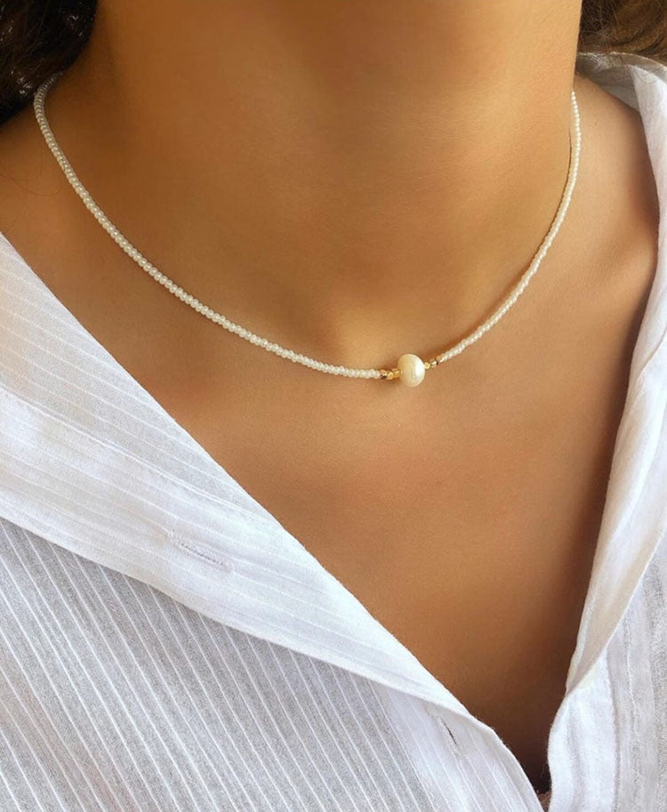 Melina™ | Necklace With Freshwater Pearls (4 color options)