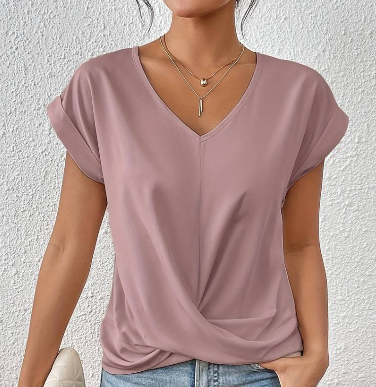 Lucie™ | Women's V-Neck Casual Blouse