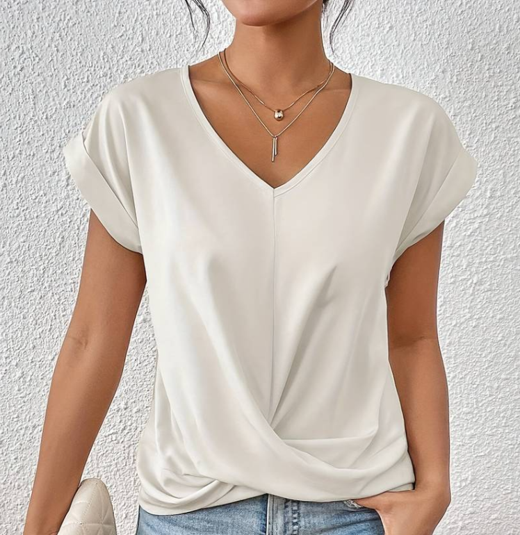 Lucie™ | Women's V-Neck Casual Blouse