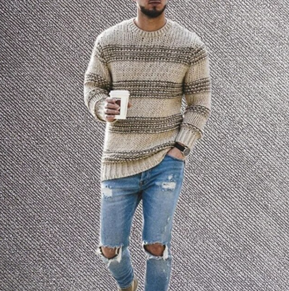 Xavier™ | Casual Long Sleeve Sweater