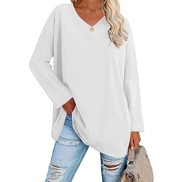 Alora™ | Women's Casual Fit V-Neck Long Sleeve Top