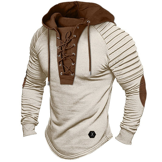 Lucio™ | Men's Comfortable Lace-Up Hoodie