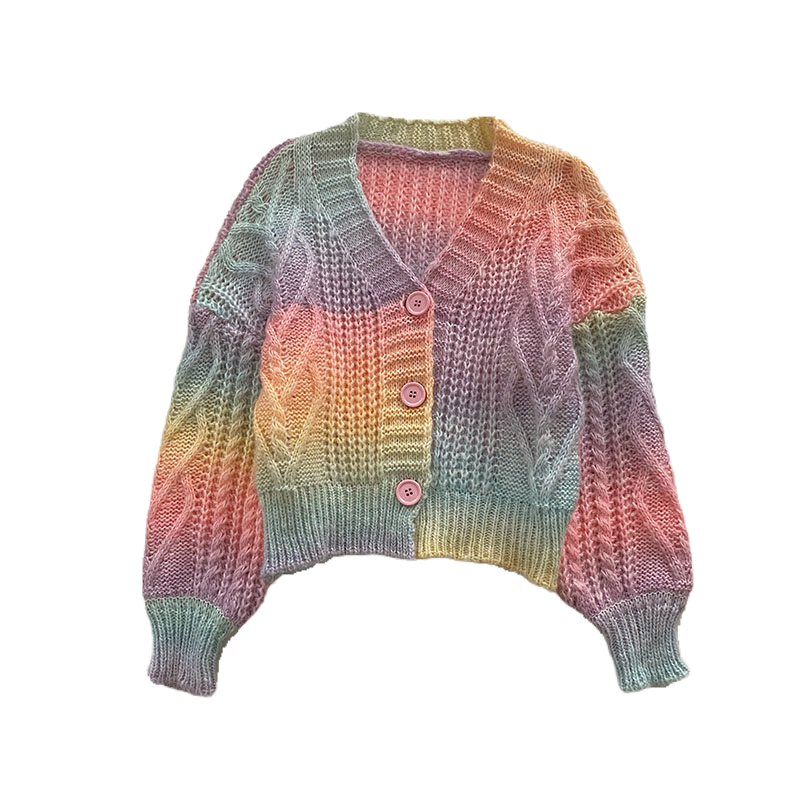 Luna™ | Dreamy Pastel Button-Up Cardigan