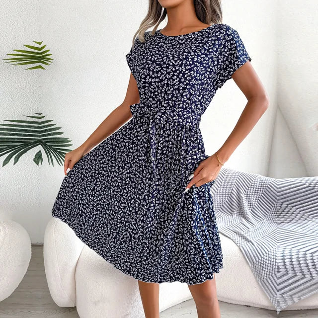 Janet™ | Chic Short Sleeve Dress