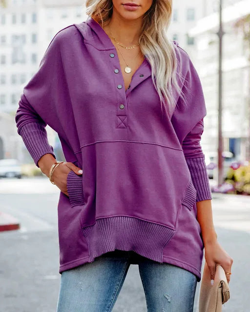 Annie™ | Comfy Oversized Hooded  Sweater