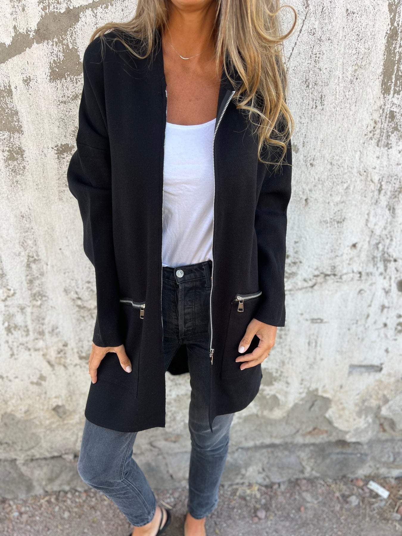 Carol™ | Stylish Zip-Front Cardigan