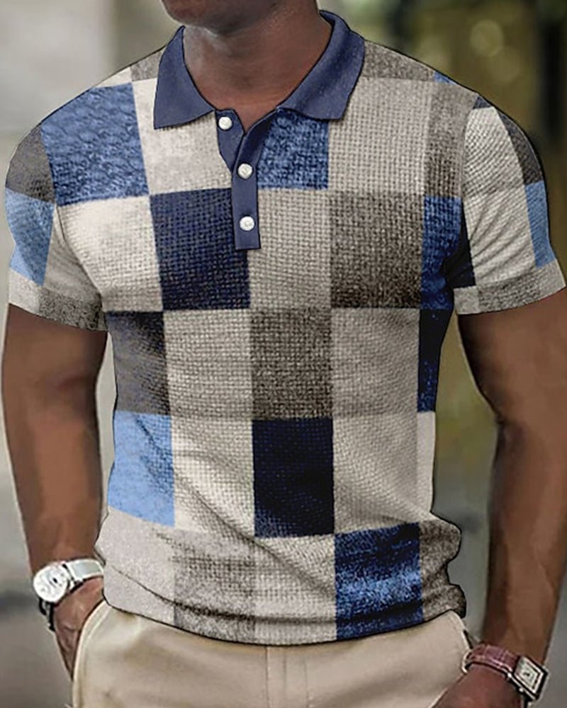 Toby™ | Plaid Print Polo