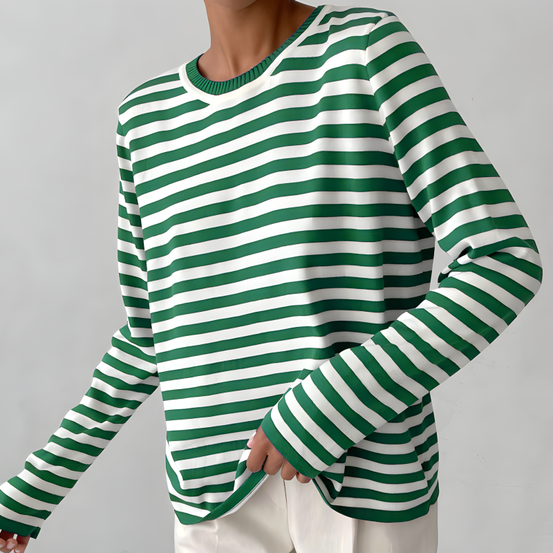 Vicky™ | Striped Long Sleeve Shirt