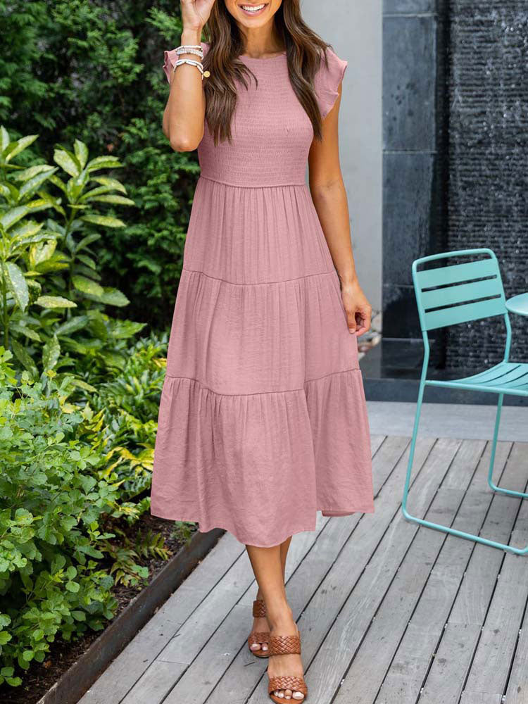 Saylor™ | Elegant Flutter Maxi Dress