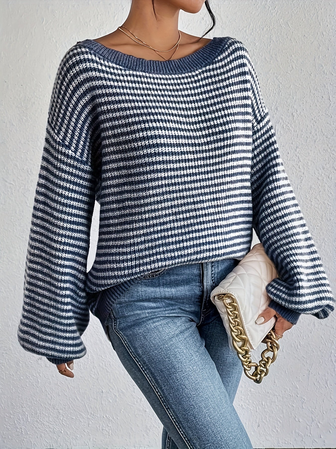 Octavia™ | Cozy Off-Shoulder Knit Sweater