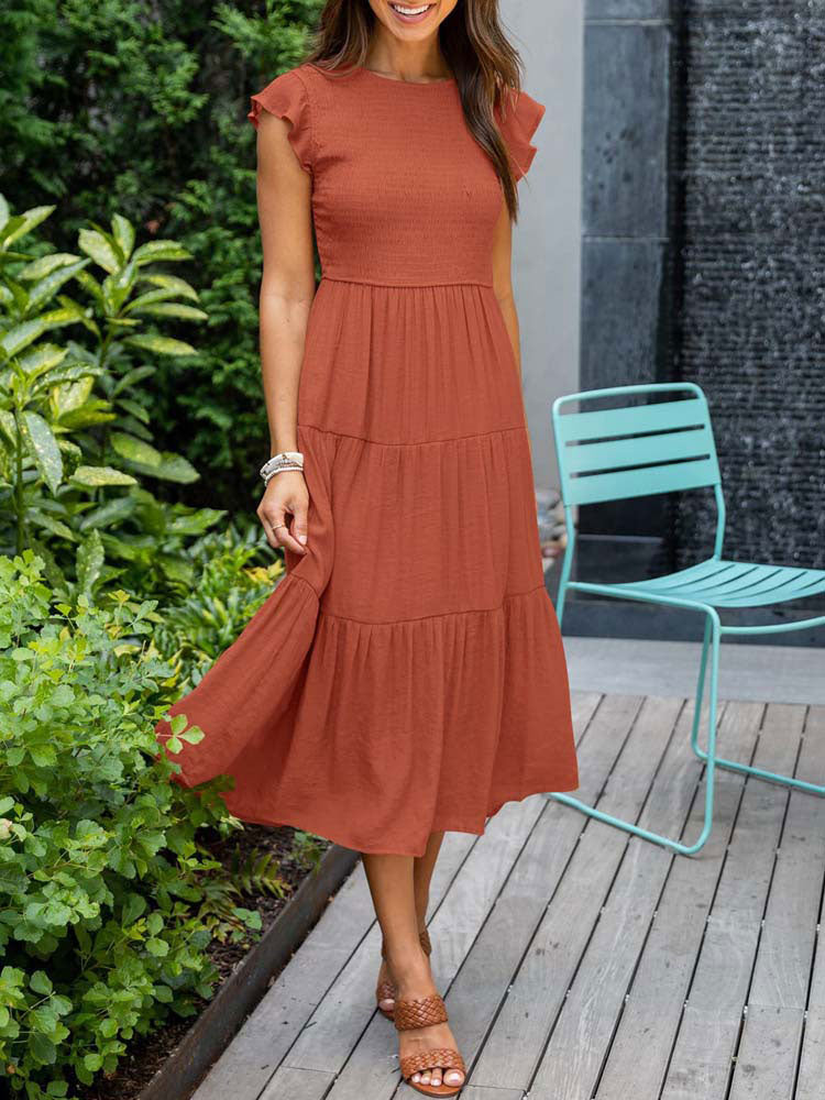 Saylor™ | Elegant Flutter Maxi Dress