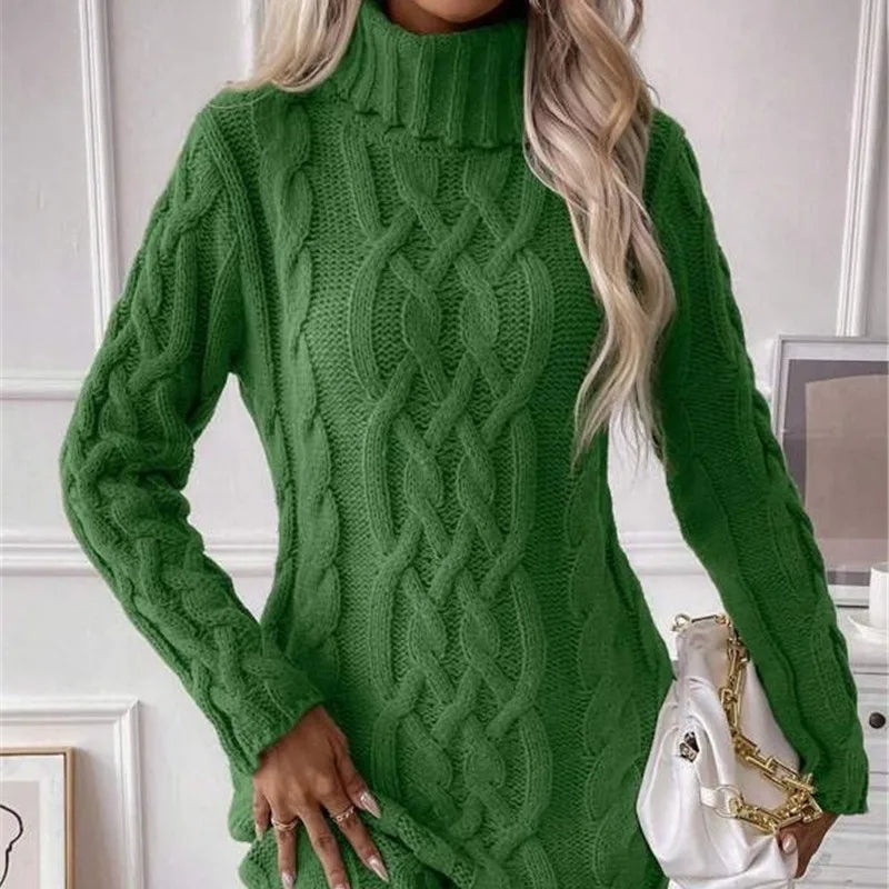 Shekaina™ | Women's Chunky Knit Dress